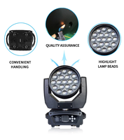 Wash 19x15 19x15W Led Zoom Wash Light avec tête mobile 19PCs 4in1 Zoom Led Par Can Light pour Dj