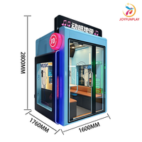 Cabine de karaoké JFP à monnayeur pour 4 personnes, insonorisée, en libre-service, pour centre commercial et parc d'attractions