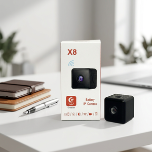 Mini cámara de seguridad IP, cámara wifi, cámara de vídeo con visualización remota, mini cámara HD 1080P, cámara de seguridad X8 - Product Image 2