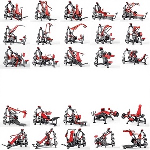 Équipement de fitness en acier Panata : Ensemble complet de machines de musculation pour squats, rameurs, presse pectorale, presse épaules, abducteurs de hanche - Product Image 1