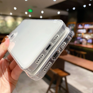 Ультра тонкий прозрачный чехол из ТПУ противоударный устойчивый к царапинам Прозрачный чехол для телефона <span class=keywords><strong>iPhone</strong></span> 17 16 15 14 13 12 Pro Max - Product Image 4