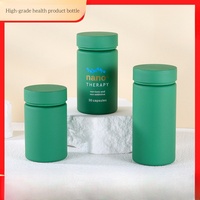 En stock, flacons PET vides pour médicaments, vitamines, comprimés, suppléments, emballage en plastique avec bouchon à vis, capsules