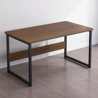Bureau d'ordinateur en bois ergonomique et durable au design épuré, idéal pour le bureau à domicile, la chambre des filles et les petites locations.