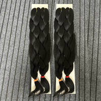 Extensions de cheveux tressés pré-étirées Jumbo 2X, texture Yaki, 48 pouces, 170 grammes, 24 pouces, teintes, résistantes à la chaleur et à l'eau chaude