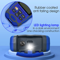 COMPTYCO Penguji Serat Optik Presisi Tinggi A-M7/M5 10 Panjang Gelombang OPM Lampu LED Terintegrasi Fungsi RJ45 Pengukur Daya Optik