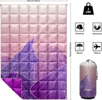 Warmtex Couverture de camping matelassée isolée à 3 couches pour les voyages en plein air, le stade, la randonnée et la maison intérieure