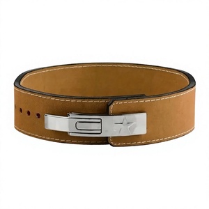 Ceinture de soutien lombaire en cuir GAF Heavy Duty 10 mm pour la musculation et l'haltérophilie - Antidérapante unisexe - Product Image 2