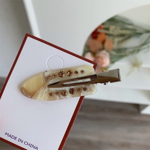 Nuovo Vintage senza soluzione di continuità accessori per capelli Retro strass acetato forcina per donne ragazza fiore decorazione gioielli regalo - Product Image 3