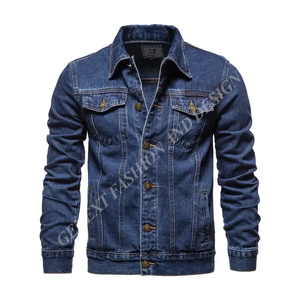 Chaquetas vaqueras de primera calidad para hombre, elegantes, versátiles y largas, duraderas, para la moda, chaquetas de moda de invierno para caballeros avanzados - Product Image 4