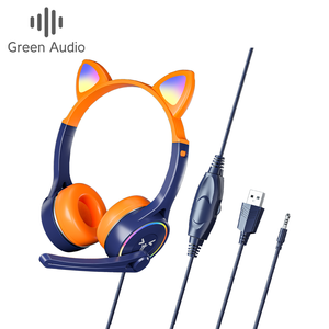Audífonos para Juegos GAE-G30 de Fábrica, con Orejas de Gato, Lindos, con Efecto de Graves Potentes, Otros Accesorios para Juegos - Product Image 2