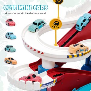 Ept bán buôn khủng long quanh co núi đường cao tốc theo dõi xe khủng long leo đồi đường sắt bãi đậu xe đồ chơi - Product Image 5