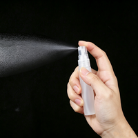 Vente en gros d'atomiseurs de parfum vides en plastique PP bleu coloré, flacons vaporisateurs de parfum de 10 ml, flacons vaporisateurs