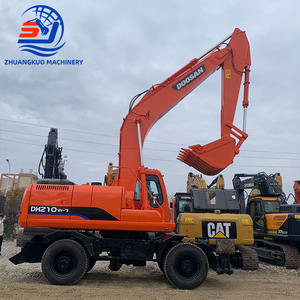 Excavadora de Ruedas Usada Doosan DH210W-7 de 21 Toneladas, Excavadora Hidráulica para Construcción Urbana y Construcción de Carreteras - Product Image 2
