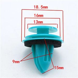 Clips para Paneles de Puerta General Motors de 18.5mm, Sujetadores de Nylon para Reparación y Reemplazo de Interiores de Automóviles - Product Image 1