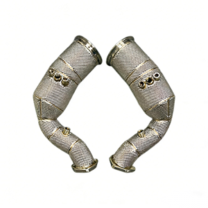 Collecteur d'échappement haute performance Vortex pour Audi SQ7 SQ8 RSQ8 4.0T V8 en acier inoxydable - Product Image 1