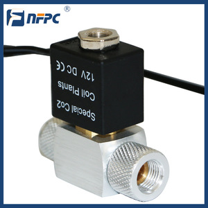 Válvula Solenoide de CO2 Nfpc de 12V CC, 1/4 Pulgada, Válvula de Control Electro-Neumática de Baja Temperatura para Gas - Product Image 5