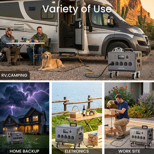 Stazione <span class=keywords><strong>di</strong></span> Alimentazione Portatile 5000W con Batteria LiFePO4 e Funzione UPS, <span class=keywords><strong>Generatore</strong></span> Solare 5000Wh per Backup Domestico e Alimentazione <span class=keywords><strong>di</strong></span> Emergenza - Product Image 4