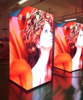 Publicité intérieur extérieur 3 face 4 face 5 face smart magic magic 3d vidéo magic cube led écran d'affichage pour affichage shop mall