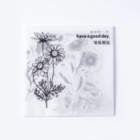 20 pièces/paquet Autocollants Kawaii de style japonais Langage des fleurs Série Rêve Plante Carnet DIY Autocollants décoratifs