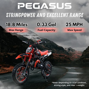 Moto pour enfants Yaztor, idéale pour les débutants, loisirs et divertissement, stock USA, 2 temps, <span class=keywords><strong>49cc</strong></span>, démarrage par lanceur - Product Image 3