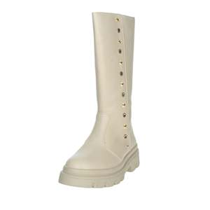 Bottes hautes pour filles Asso, couleur beige, taille 34, avec détails étoiles et strass - Product Image 6