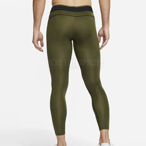 Venta caliente hombres gimnasio Leggings poliéster Spandex Fitness Leggings para adultos en blanco hombres Leggings - Product Image 2