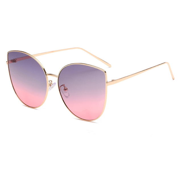 2024 Polarized Custom Sunshade Sunglasses Women's High Quality Trend Retro Cat Eye Oversized Acetate Glasses Sunglasses