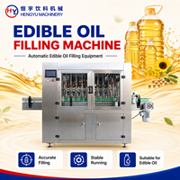 Machine de remplissage d'huile alimentaire polyvalente pour l'embouteillage d'huile de cuisson, d'huile de tournesol, d'huile d'olive et d'huile végétale, pour l'emballage de liquides