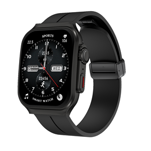 OV88 2025 Nuevo Reloj Inteligente con Pantalla Curva Flexible 3D TFT de <span class=keywords><strong>2</strong></span>.01 Pulgadas, Táctil, Resolución 240*296, Silicona, Magnético, Resistente al Agua IP67 - Product Image 1