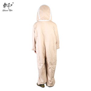 Nuevos trajes de <span class=keywords><strong>apicultura</strong></span> de algodón en ropa de apicultor marrón o blanco - Product Image 3