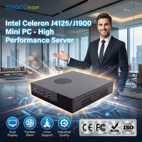 Mini PC Sharerdp Intel Celeron J4125 J1900, Computadora de Escritorio Linux de Tamaño Pequeño, Servidor de Pantalla Dual, Venta al Por Mayor de Fábrica