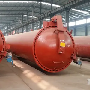 Autoclaves industriels de grande capacité de machine de bloc de brique d'usine d'Aac pour la conservation en caoutchouc et en bois