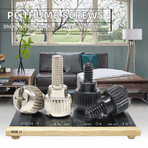 M3 M4 # Vis à tête moletée en acier au carbone 6-32 de 10 mm pour boîtiers métalliques, alimentations, emplacements PCI et disques durs HDD - Product Image 2