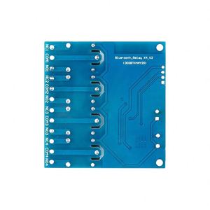 โมดูลรีเลย์บลูทูธ 4 ช่อง 5V/12V สำหรับอุปกรณ์อินเทอร์เน็ตของสรรพสิ่ง บ้านอัจฉริยะ ควบคุมผ่านแอปมือ<span class=keywords><strong>ถือ</strong></span> - Product Image 4