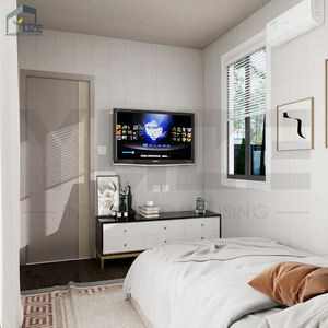 Casa Prefabricadas De Lujo深灰色现代豪华改装集装箱房，带卧室浴室和厨房 - Product Image 6