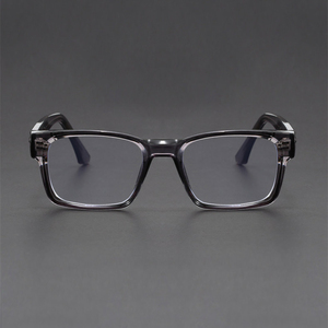 Monturas de anteojos ópticos de lujo para hombre, alta calidad, Anti luz azul, rectángulo negro, inserto de Metal Cp, pantalla de ordenador de teléfono - Product Image 6