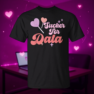 Maglietta Sucker For Data, regalo di San Valentino per gli amanti dei dati - Product Image 3