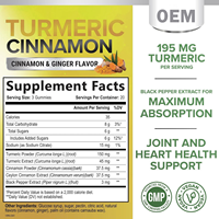 OEM Kurkuma Gember Gummies Vegan Gewrichtspijnverlichting Curcumine Gummies Immuunondersteuning Spijsverteringsgezondheid Antioxidant met Zwarte Peper