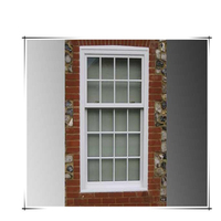Barato Anti-robo de Casa de plástico PVC Ventana de perfil de la red de PVC ventana deslizante Vertical