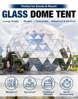 Dôme géodésique Igloo pour événements commerciaux et expositions, abri de 8m, 10m, 15m