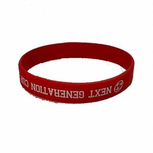 Bracelets en silicone avec logo en relief, bracelets personnalisés durables pour la collecte de fonds et les événements |   Quantité minimale de commande disponible - Product Image 5