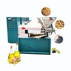 Screw oil press machine commercial pumpkin seed olive soybean pressed coconut cold soya oil press machine