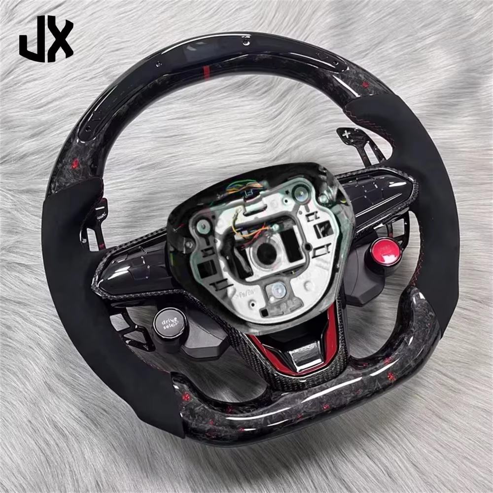 Low price Forged Carbon Fiber Alcantara Leather with Button