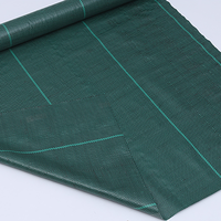 Tapis anti-mauvaises herbes en PP tissé pour pépinière, rouleau de tissu en PP vert, couverture de sol avec service de découpe, tailles personnalisées disponibles