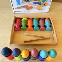 Jeu éducatif en bois pour enfants Beiyang, boîte à œufs de Pâques à classer par couleur, pour les enfants de 5 à 12 ans, jouet unisexe
