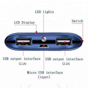 มินิแบงค์สุดสร้างสรรค์ขนาด10000มิลลิแอมป์ต่อชั่วโมงความจุขนาดใหญ่จอแสดงผลดิจิตอลชาร์จเร็วตัวเลือกที่ดีที่สุดสำหรับของขวัญประเภทไมโคร USB - Product Image 3