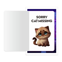 Tarjetas de Juego de la Suerte Personalizadas de Cat Lucky Card Factory, Impresión en Cartón/Cartón Dúplex, 1 Oportunidad, Diseño Gratuito, Boletos con Pestaña Desgarrable