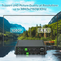 Convertisseur HDMI vers fibre optique 4K60 HDMI2.0 sur fibre optique Extender 10KM avec EDID
