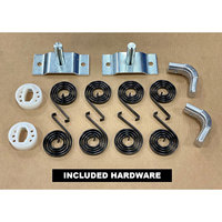 Kit de système de bâche basculante pour camion à benne basculante électrique en aluminium 23' avec bras à 4 ressorts