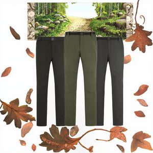 Pantalones Casuales Impermeables para Hombre, Pantalones Largos Cortavientos de Invierno con Forro Térmico de Felpa para Patinaje, Esquí, Senderismo y Caza - Product Image 3